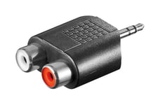 Adapter 3,5 mm till 2x RCA