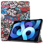 Apple iPad Air 10.9&quot; (5th Gen, 2022)    Designer Tri-Fold Case      Graffiti