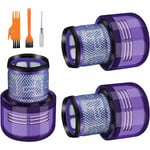 FlkwoH 3-pack ersättningsfilter för Dyson V15 V11 SV14, tvättbart filter för Dyson V11 V15 SV14 Cyclone Animal Absolute Total Clean dammsugare,