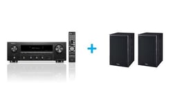 Amplificateur Hi-Fi Denon DRA-900H Noir + une paire d’enceintes bibliothèque Magnat Monitor S30 Noir