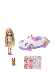 Chelsea Doll And Car Patterned Barbie