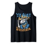 Goat Whisperer Retro Cowboy Humor Western Goat Lover Man Tank Top