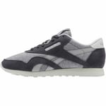 Womens Reebok Classic Nylon Jersey Trainers Grey UK 7.5 V68871 - NEW