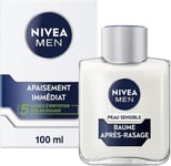 Baume après-rasage NIVEA MEN peau sensible (100 ml), soin visage pour  hommes