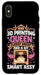 iPhone X/XS 3D Printing Queen Classy Sassy 3D Printer Women 3D Printing Case