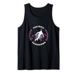 Football Touchdown Tactics Tank Top