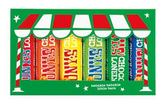 Tony's Chocolonely Rainbow Tasting Pack Christmas Edition - Small Chocolate Bars - Gifting Package - 6 Different Flavours - Dark and Milk Chocolate Gift - Sweets To Share - Belgium Fairtrade Chocolate