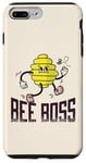 Coque pour iPhone 7 Plus/8 Plus Bee Boss, citation amusante d'apiculteur