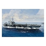 Trumpeter 006714 USS Kitty Hawk CV-63 Kit de modélisme en Plastique coloré