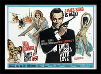 Pyramid International FP10241P James Bond From Russia with Love 1, Framed Print