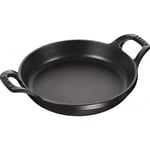 Uunivuoka Staub pyöreä 16 cm, Valurauta Musta 40509-553-0