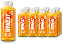 UPBEAT Protein Water Hydration 12 x 500ml - Zesty Orange, 10g Protein, BCAA, Clear Whey Protein Isolate, Lactose Free & Sugar Free, Low Calorie Protein Drink