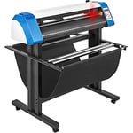 VEVOR Plotter de Découpe Vinyle 870 mm, Traceur de Coupe Semi-automatique pour l'Impression de Vinyle, Positionnement Manuel, Logiciel Signmaster Compatible avec Windows, pour Cartes Personnalisées