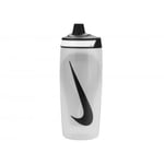 Nike Unisex Refuel Gripped Water Bottle (Natural/Black) - One Size