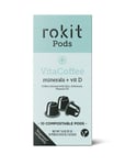 Rokit Pods | Vitamin D & Minerals VitaCoffee with Zinc, Selenium, Vitamin D3 | Nespresso Coffee Machine Compatible Pods | Compostable Capsules | Instant Drink | 10 Pods Multipack Bundle