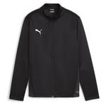 PUMA Treningsjakke Teamgoal - Sort/hvit Barn, størrelse S/140 cm