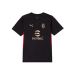 AC Milan Maillot d'entraînement en Maillot de Course, Saison 2024/25, Technologie dryCell, Coupe régulière Unisexe - Enfants et Adolescents