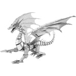 Silver Dragon : Metal Earth Iconx 3D Laser Cut Miniature Model Kit 2 sheets