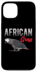 Coque pour iPhone 13 Gris africain - Amoureux des oiseaux - Perroquet gris africain exotique