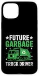 Coque pour iPhone 15 Plus Future Garbage Truck Driver Déchets Collecteur de déchets Sanitation