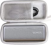 Khanka Hard Travel Case for Sonos Roam 2/Roam/Roam SL Bluetooth Speaker (Inside Gray)