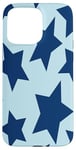 Coque pour iPhone 15 Pro Max Blue Stars, esthétique des années 70, design rétro, Y2K, tendance, adolescent