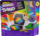 Kinetic Sand, Sandisfactory Set with 2lbs of Colored and Black Kinetic Sand, In