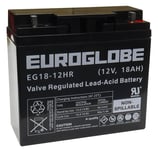 AGM-batteri 12 V, 18 Ah