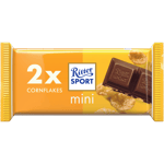 Ritter Sport 5 x Mjölkchoklad Mini Cornflakes 2-pack | 2 x 16,67 g