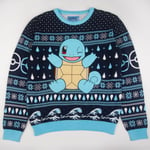 Pokémon Squirtle Knitted Christmas Jumper -   M