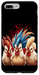 iPhone 7 Plus/8 Plus Killer Chickens CLUCKING FUNNY T Shirt Animal tees Gifts Case