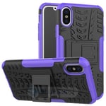 Apple iPhone X/XS Heavy Duty Case Purple