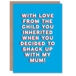 Father's Day Card From The Child You Inherited Stepdad Fun Funny Joke For Dad