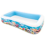 Intex - Piscine rectangulaire Family 305x183cm bleu