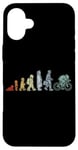 Coque pour iPhone 16 Plus Evolution d'un cycliste Amoureux du vélo Biking