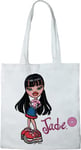 cotton division TOTE BAG BRATZ «JADE», REFERENCE : BWBRATZBB002, BLANC, 38 X 40 CM