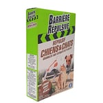 BARRIERE REPULSIVE Répulsif Chiens et Chats, Extérieur, Jusqu'à 80 m², 400 g