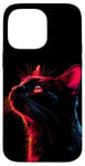 Coque pour iPhone 14 Pro Max Croquis de chat Look 90s Cat Lover