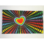 AZ FLAG - Drapeau Arc-en-Ciel Amour - 150x90 cm - Drapeau Lgbt - Rainbow Flag 100% Polyester Avec Oeillets Métalliques Intégrés - Pavillon 110 g