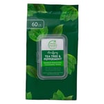 Petal Fresh Pure Tea Tree & Peppermint Makeup Removing Wipes 60st