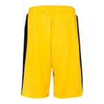 Kappa Homme Caluso Short de basket ball, Jaune, Noir, 8 ans EU