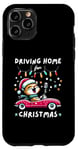 Coque pour iPhone 11 Pro Noël famille chat cabriolet étoiles mignon