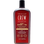 American Crew Hår, kropp & ansikte Hårvård & kroppsvård 3-in-1 Ginger + Tea Shampoo, Conditioner and Body Wash 1000 ml (571,00 kr / 1 l)