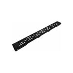 Fortifura - Saniclass grille d'évacuation de douche 120cm noir mat