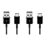 Câble Usb C, 80Cm 3A Cable Usb C Charge Rapide Chargeur Type C Pour Iphone 16 Plus/Pro/Pro ,Iphone 15 Plus/Pro/Pro Samsung S24 Ultra/S24+/S23 Ultra/S23/S23+ Note20/Note20+ (Noir X2)[X2535]