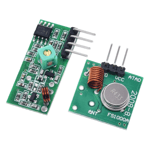 433Mhz RF transmitter and receiver kit for Arduino / Raspberry Pi / Dev-kort