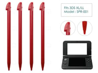 4 x Red Stylus for Nintendo 3DS XL/LL Plastic Stylus Replacement Parts Pen part