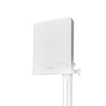 Nedis - 5G / 4G / 3G antenne | 5G | Indendørs eller udendørs | 698-5000 MHz | Forstærkning: 6 dB | 2.50 m | Hvid - ANOR5G20WT