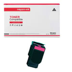 TONER 80C2SM0 80C2SM0 Magenta x 1 Compatible pour LEXMARK-NOPAN-INK Lexmark CX310dn CX310 CX510 CX510de CX510de CX510dte CX410 CX410de CX410dte CX410e