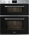 Smeg DUSF400B Double B/U Oven Electric - Bl